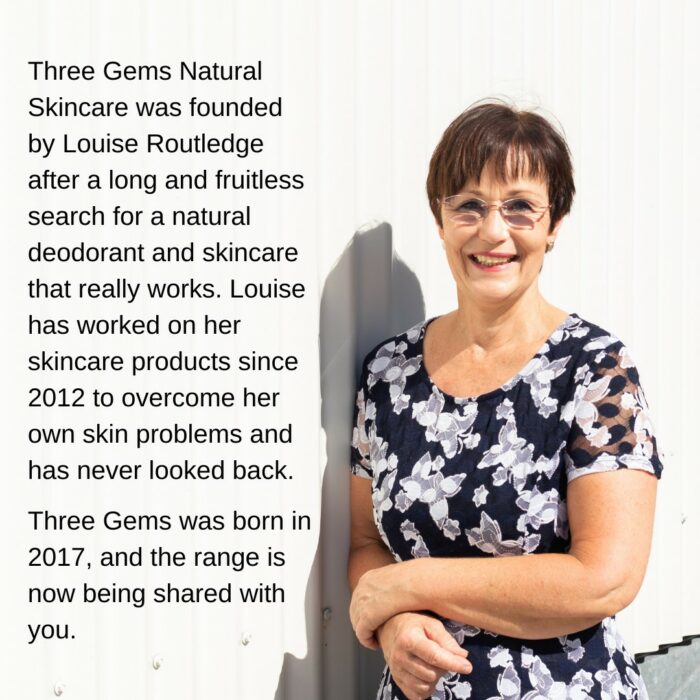 The story of how Louise started Three Gems Natural Skincare